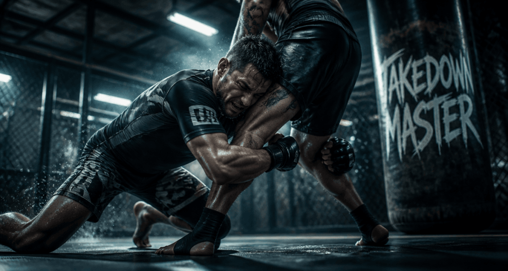 takedowns mma double leg entraînement