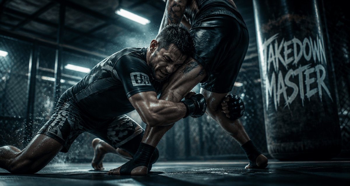 takedowns mma double leg entraînement