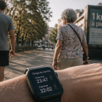 Temps de marche pour 1 km sur sentier urbain