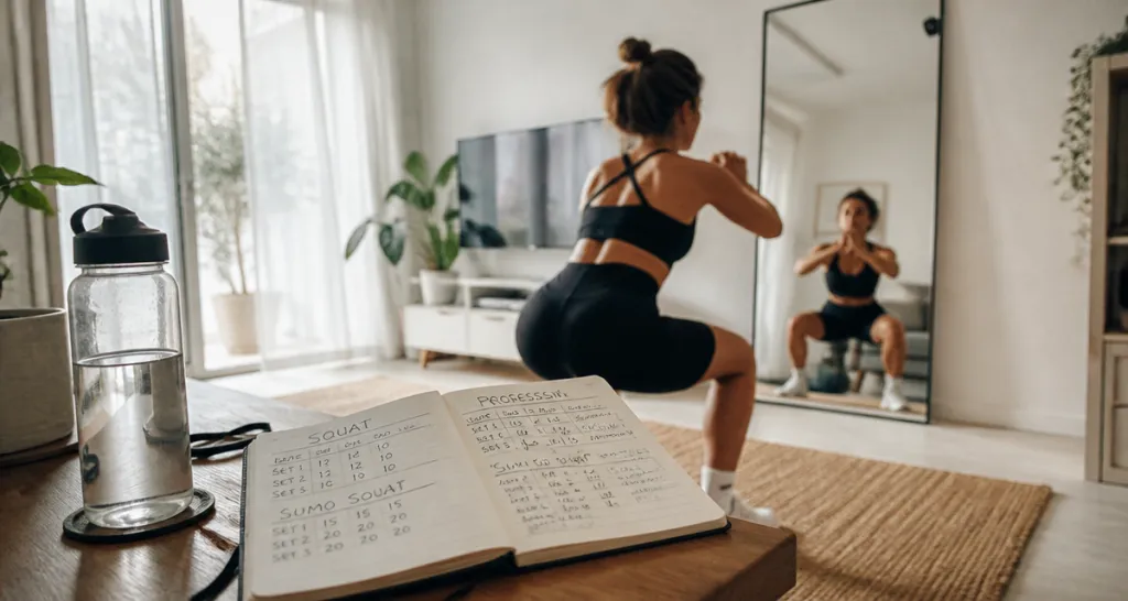 50 squats par jour avant apres femme posture