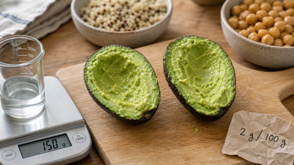 Combien de proteine dans un avocat : 150 g, repères et astuces