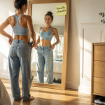 Je ne perds pas de poids mais je m affine devant miroir