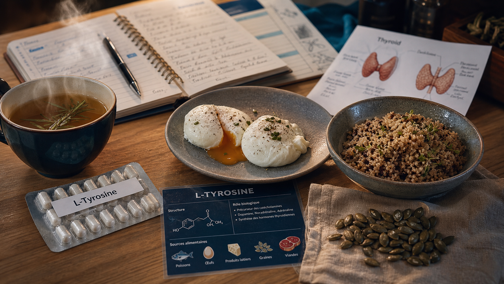 L tyrosine et perte de poids : gélules et aliments pour soutenir le métabolisme