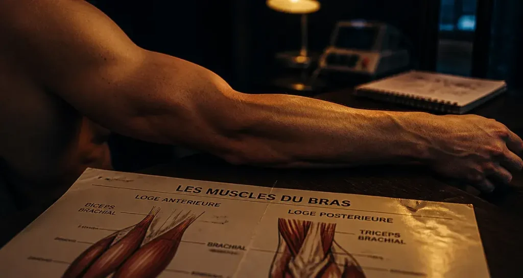 Les muscles du bras : biceps et triceps, anatomie