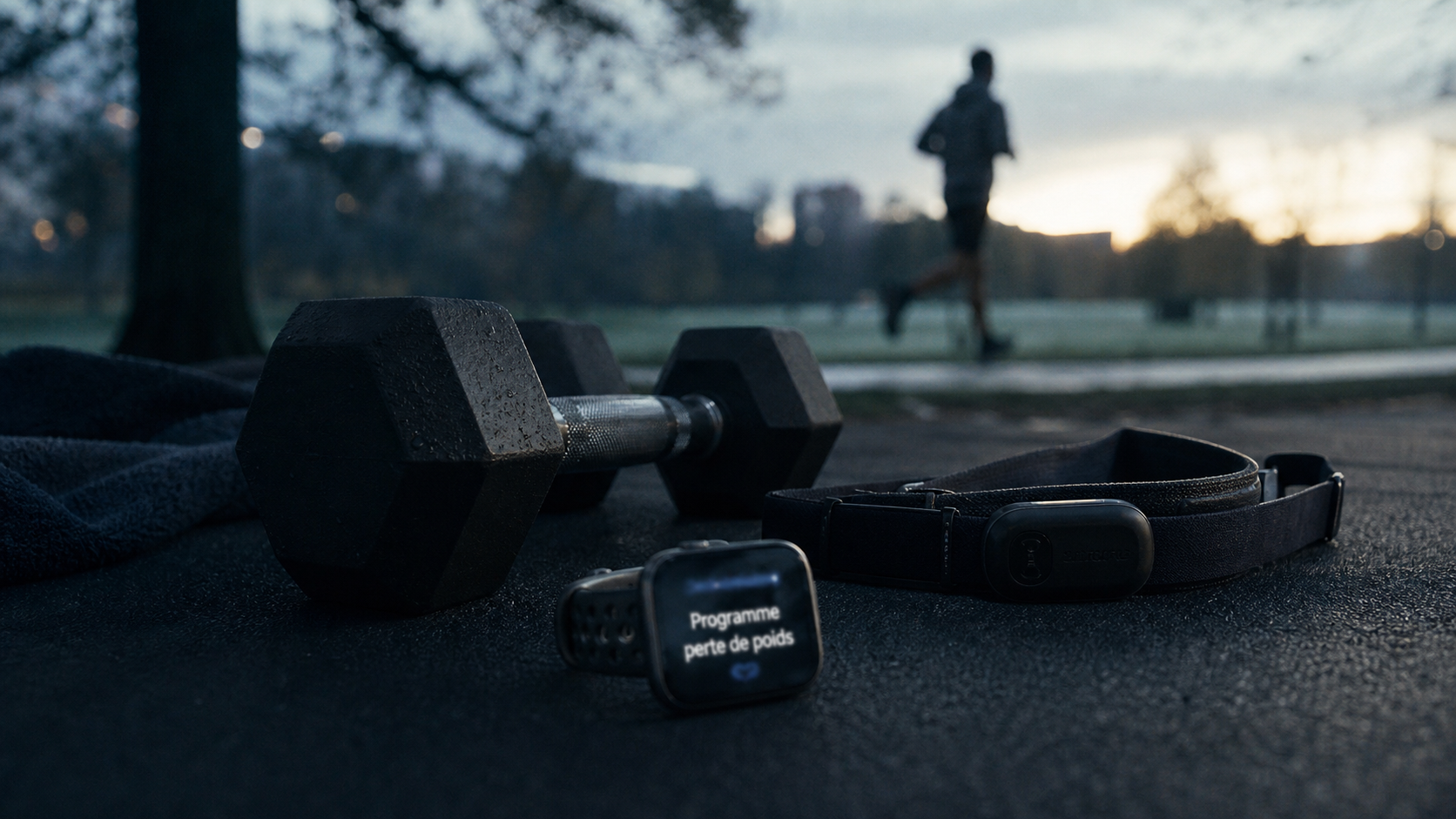 Maigrir par le sport programme : 300 minutes sur tapis de sport et haltères
