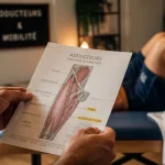 Muscle entre les jambes : schéma des adducteurs en kiné, stabilité et intérieur de cuisse
