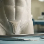 Muscle pyramidal de l abdomen, modèle anatomique en gros plan