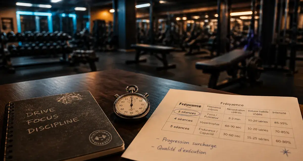 Musculation combien de fois par semaine : fréquence d’entraînement