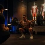 Quel muscle travaille les squat : quadriceps et fessiers, schéma anatomique.