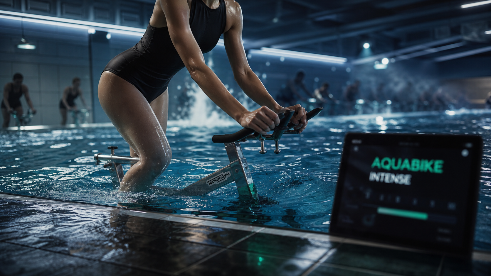 Séance aquabike 45 min : cardio et tonus en piscine