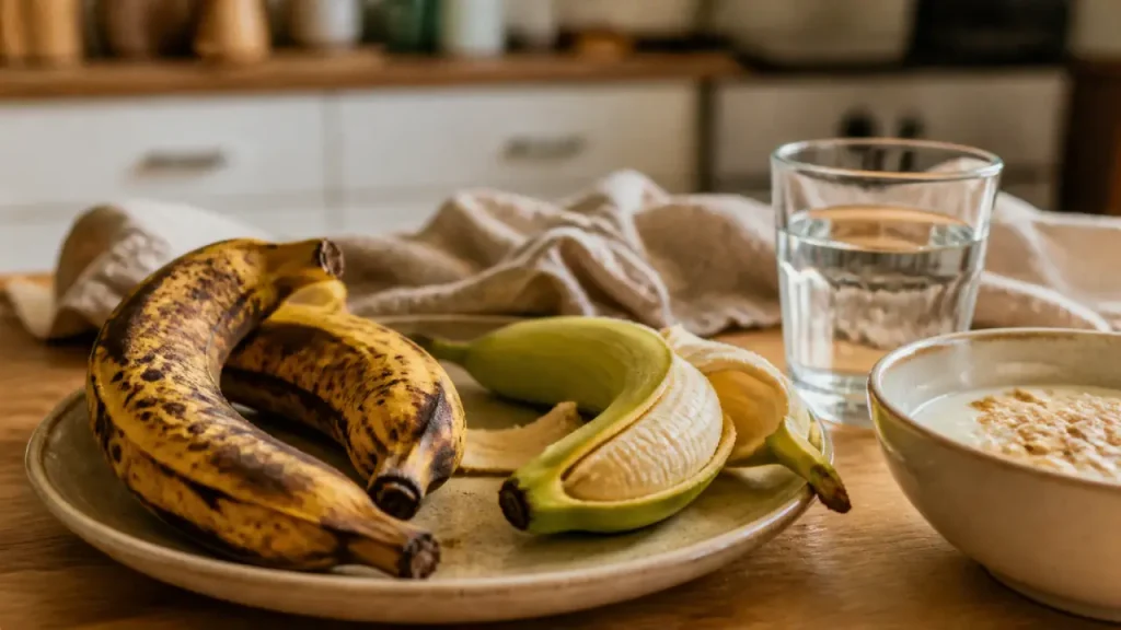 Banane verte ou mûre : la banane constipe t elle ?