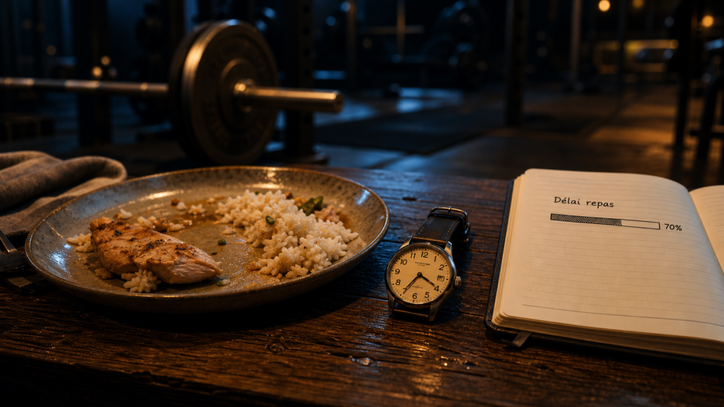Muscu apres manger : délai repas avant entraînement