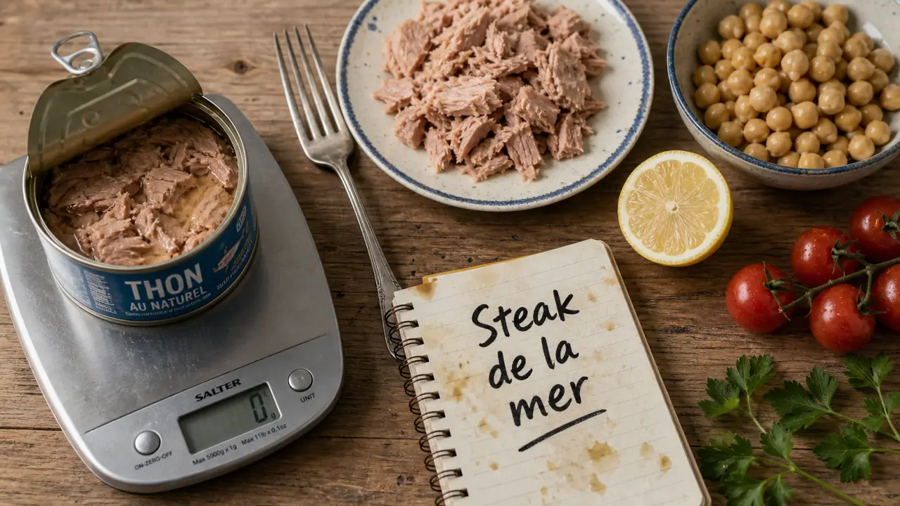 Protéine thon : thon, oméga-3 et calories en assiette