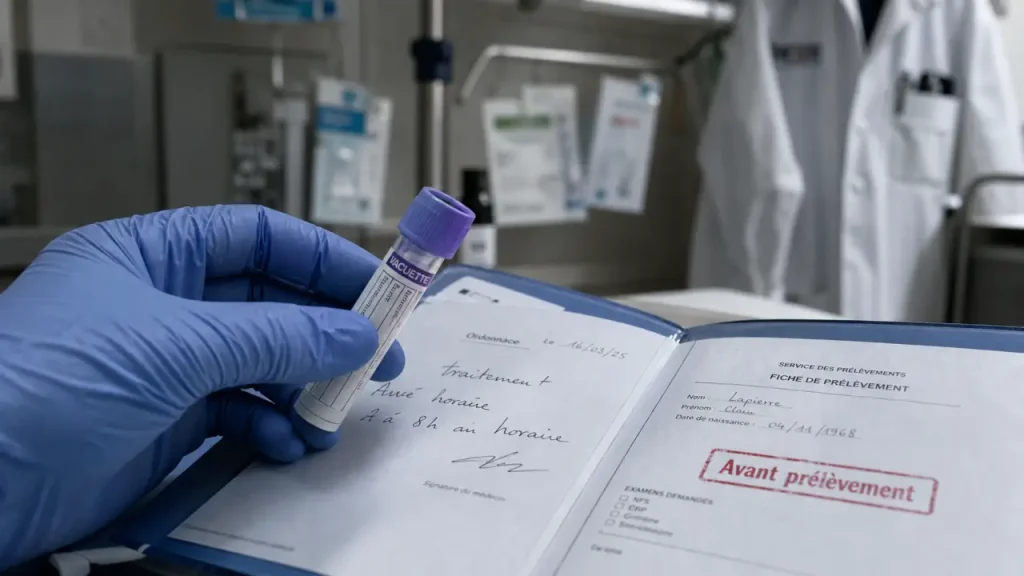 Prise de sang et médicaments : quels traitements peuvent fausser vos résultats ?