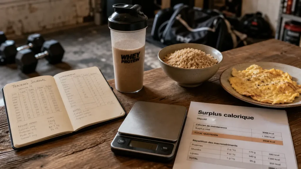 Alimentation de prise de masse : 50 % de glucides et surplus calorique contrôlé