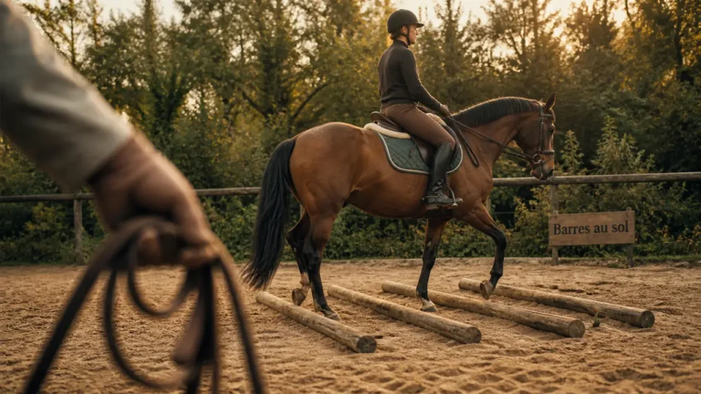 Exercices de barres au sol : distances de départ, 4 tracés utiles et erreurs à éviter
