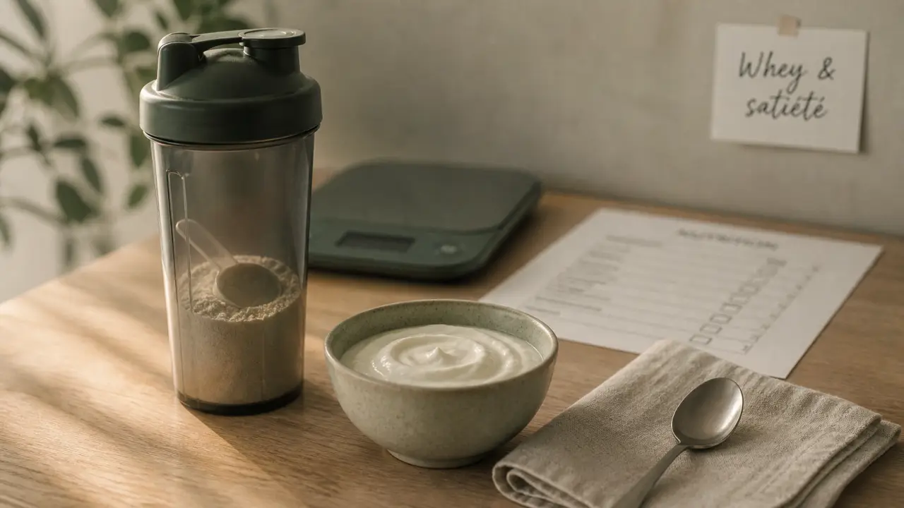 Protéine whey pour maigrir femme avis : shaker, isolate et satiété