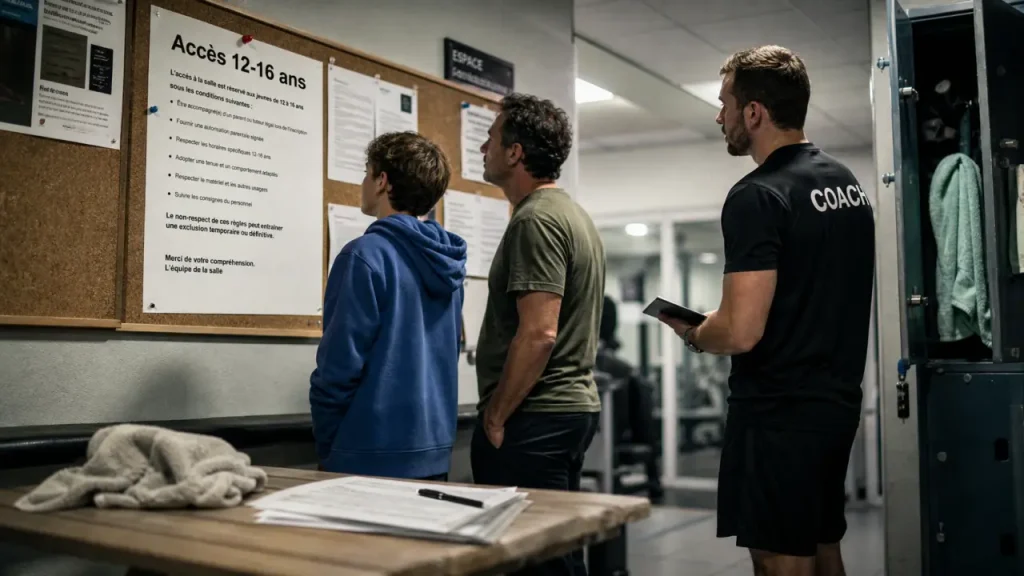 Salle de sport pour mineur de 12 ans : âge accepté, autorisation parentale et clubs adaptés