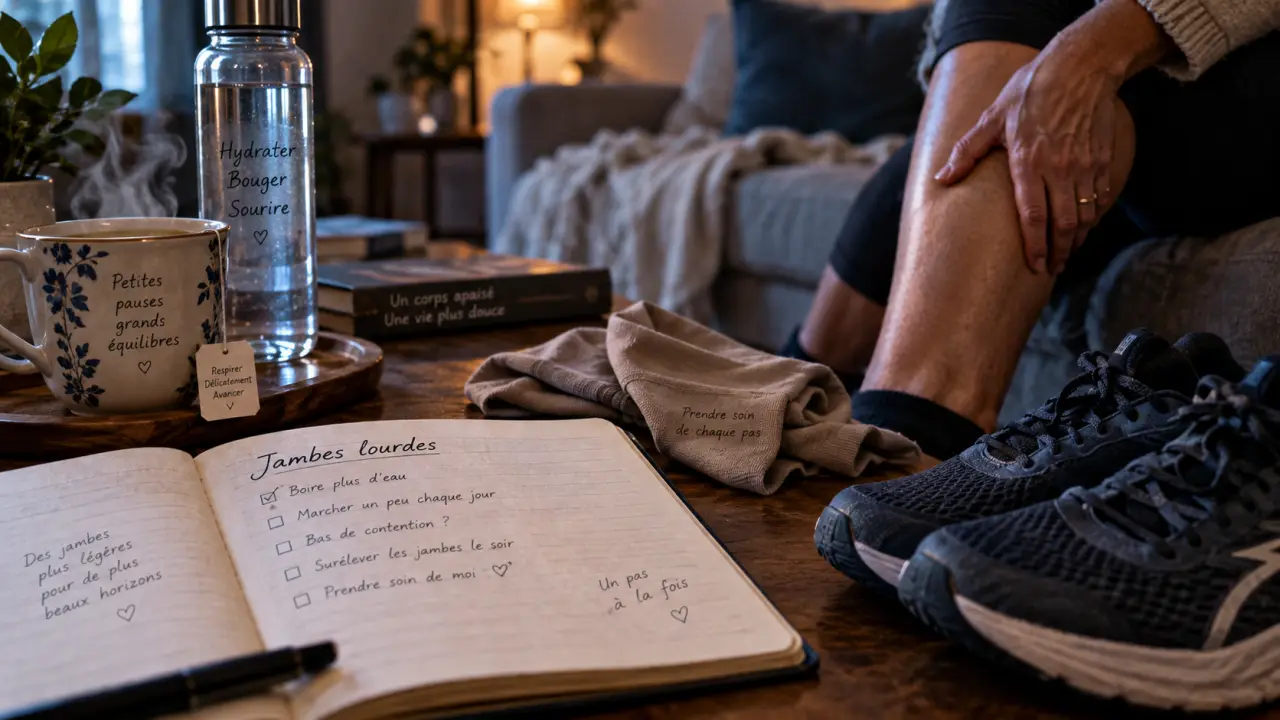 Grande fatigue, mal aux jambes : muscles lourds, douleur au mollet