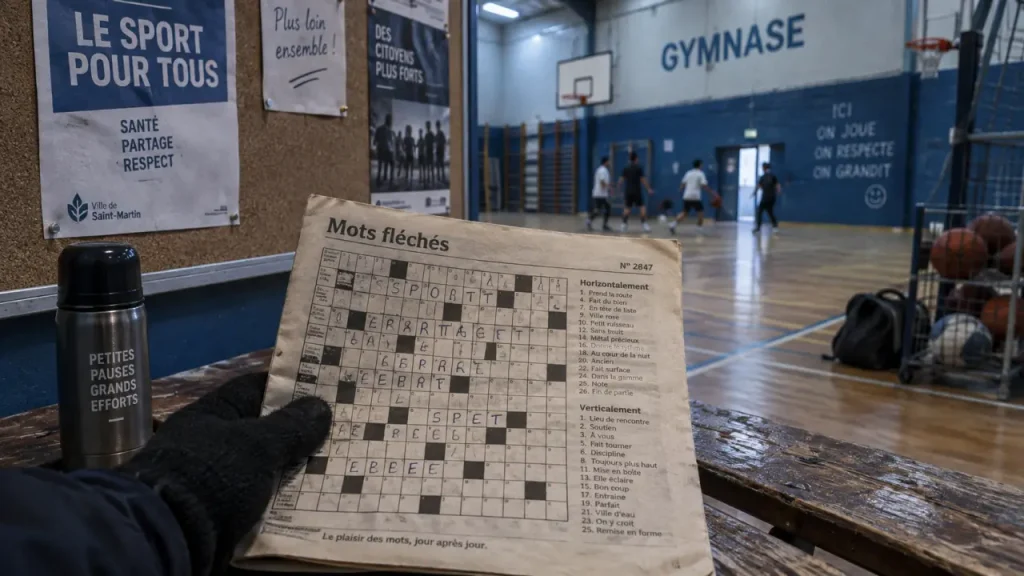 La réponse est « gymnase » : 8 lettres pour cet indice de mots fléchés