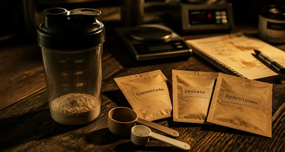 Quel whey choisir : concentrée, isolate, hydrolysée