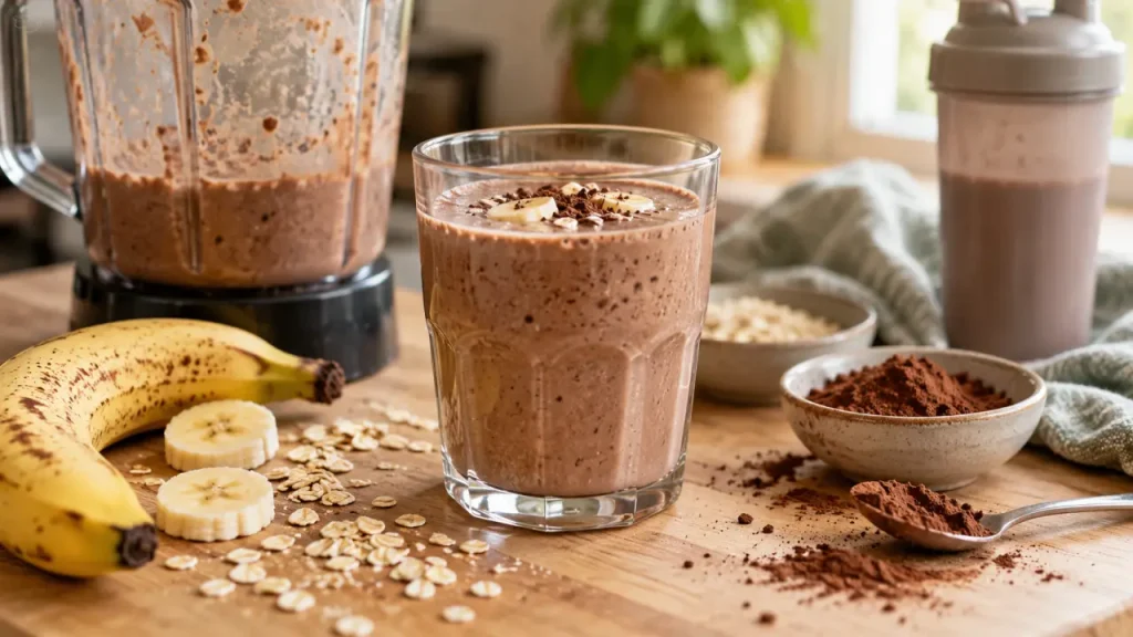 Smoothie protéiné pour le sport : quatre recettes adaptées à vos objectifs